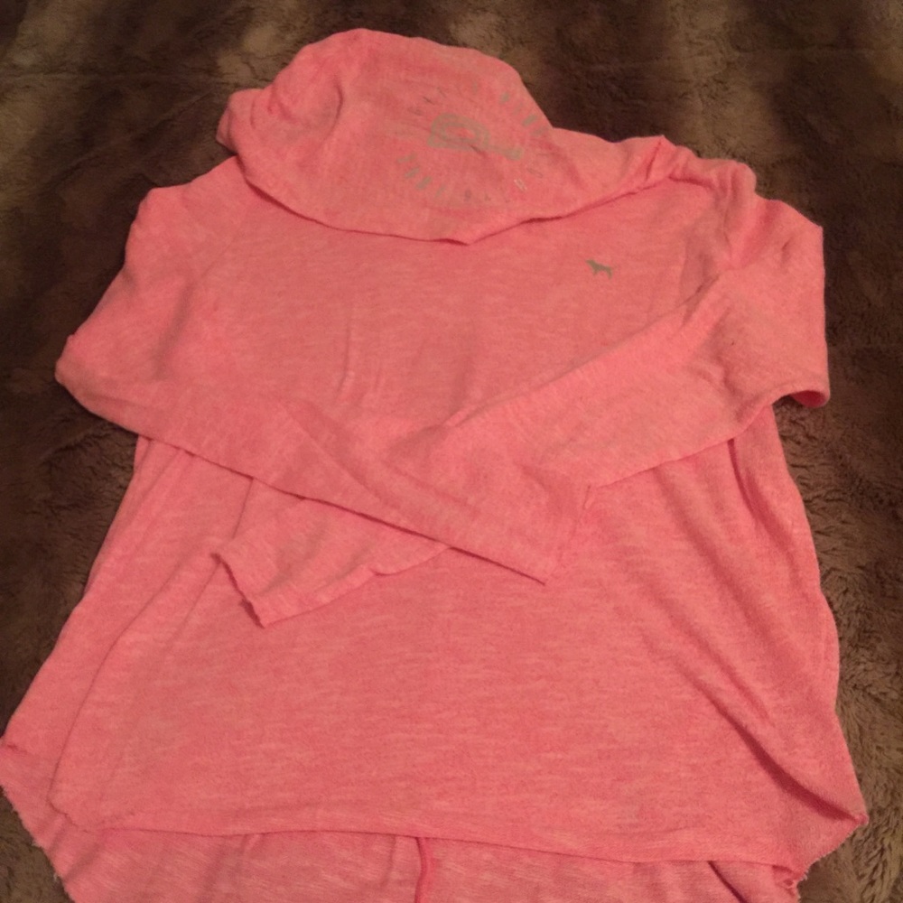 Pink beach hoodie
